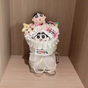 BAFC1857 짱구 인형 꽃다발 러블리 아이디어 여자 생일 선물 발렌타인 선물 A 1개