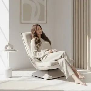 [아도라하우스]인테리어 패브릭 회전 1인 리클라이너 저버소파