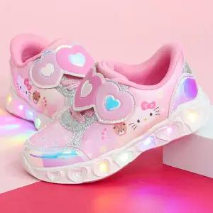 [오키즈]헬로키티 발광운동화-롤리 LED 바로인 (T0048)