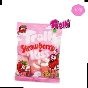 젤리간식 딸기맛 트롤리 키스 젤리 사탕 간식 베리 100gx10개
