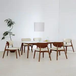 스칸디 노부 1600 1800 6인 세라믹 식탁세트 의자형)