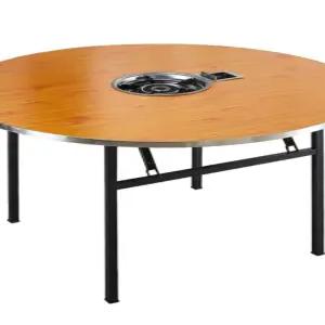 부탄가스테이블 접이식 고기테이블 손님용 좌식테이블 고기집 가스 미니 캠핑용 테이블