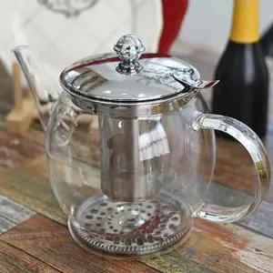 클레어 유리 티포트 인덕션 가능 투명주전자 투명차 포트 주전자