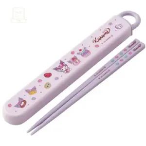 스토어-다유 쿠로미 캐릭터 슬라이딩 케이스 젓가락 16.5CM