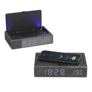 스마트폰 충전기 겸용 UV 살균기 시계 온도계 ORU06