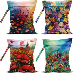 수영복용 귀여운 젖은 가방 방수 세탁 가능한 드라이 백 수영복 기저귀 여행 비치 풀 짐 바첼로렛 파티