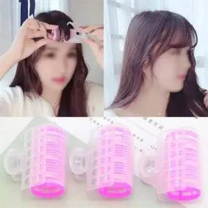 웨이브 헤어 컬러 헤어 스타일링 롤러