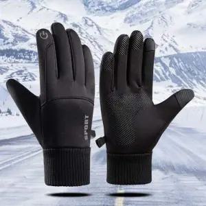 [콩심팥심]스마트폰 터치 방한 기모 스포츠 겨울용 보온 장갑