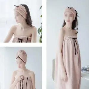 (색상 그레이)욕실 드라이 헤어 수건 속건 타월 3종세트