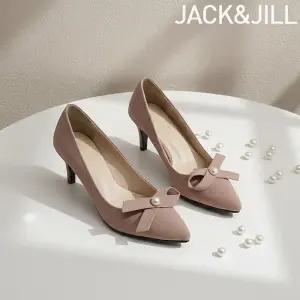 [잭앤질]잭앤질 진주 리본 스틸레토 힐(JA6198)