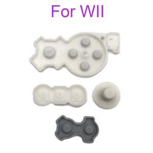 2-10세트 부드러운 실리콘 전도성 고무 버튼 패드 닌텐도 Wii 리모컨용 교체 부품 접촉