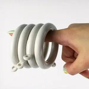 ( )커튼링 대 7EA 아이보리 주방 욕실 커튼봉 압축봉 링 커텐링