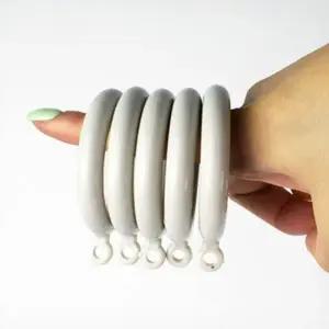 ( )커튼링 소 10EA 아이보리 주방 욕실 커튼봉 압축봉 링 커텐링