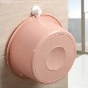 (색상 화이트-2개입)세숫대야 걸이 다용도 욕실 수건 화장실 행거