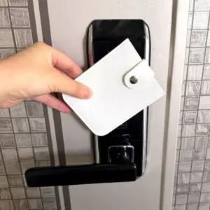 카드지갑 화이트 슬라이드 슬라이드카드지갑 교통카드지갑 미니카드지갑 얇은카드지갑