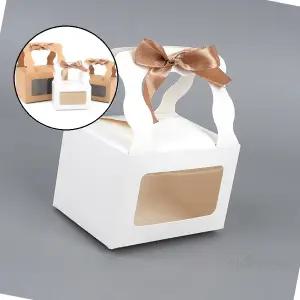 글로 접이식 손잡이 사각 투명창 선물케이스 선물포장박스