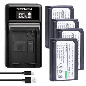 BP-1310  ED-BP1310 NX5 NX10 NX11 NX20 NX100 디지털 카메라용 교체 배터리 슬림 USB 충전기