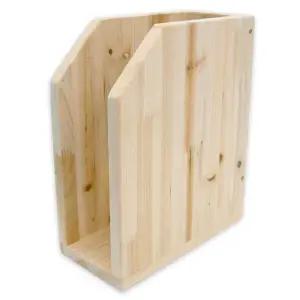 우드밀리 삼나무 원목 1단 책꽂이정리대 사무용 서류