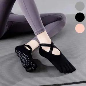 [골드스마일]논슬립 크로스 미끄럼방지 양말 덧신 1족 스포티 실내 착용감 우수