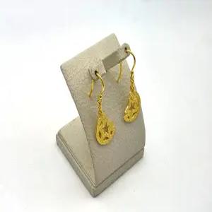 24K 순금 1돈 스타 컷팅 드롭 귀걸이