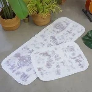 뜨왈 프릴 매트 (발 주방)인테리어 미끄럼방지 바닥 욕실 화장실 현관 디자인