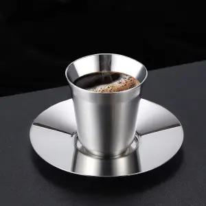 감성캠핑 이중 스텐 커피잔세트 에스프레소 컵물컵 식기 캠핑 세트 용품 올앤소서 304