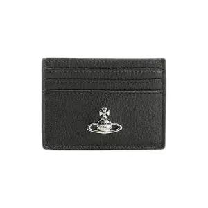 [비비안웨스트우드] 오브 PU 그레인 카드 홀더 블랙 54030004WS000D N403