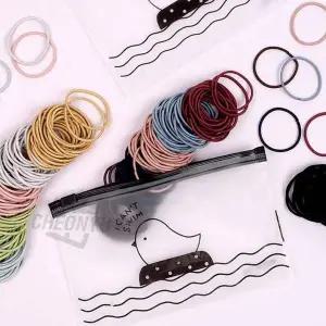 데일리 머리 고무줄 (PVC 케이스) 사무용품