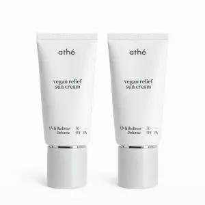 아떼 릴리프 무기자차 선크림 50ml SPF50+ 2개