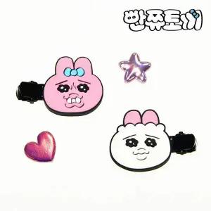빤쮸토끼 헤어클립 2P 세트 빤쮸 사무용품