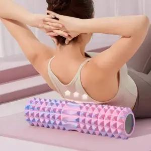 [셀러에이드]스포츠 EVA 마사지 폼롤러 종아리 허리 스트레칭 헬스소품