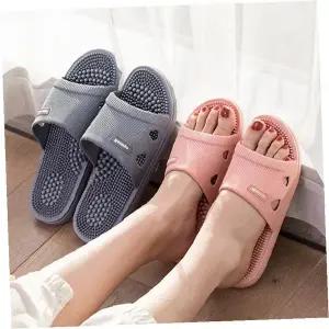 지압 돌기 발 마사지 슬리퍼 혈액순환 피로 회복 실내 거실 사무실 욕실 화장실