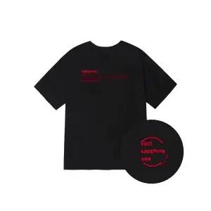 수에뇨스튜디오 사파이어 오버핏 티셔츠(블랙/레드) 1970753