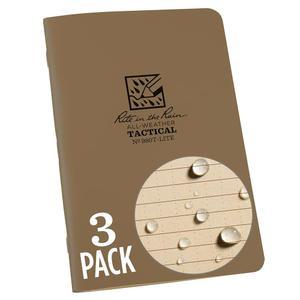 RITE IN THE RAIN 내후성 리더 군대 11.7 17.8CM(4.6 스테이플 전술 7인치), X 자료가 노트, 참조 북,