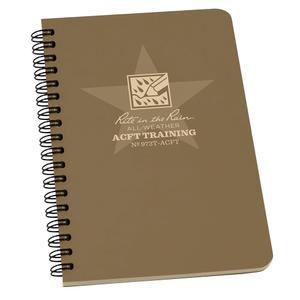 RITE IN THE RAIN ARMY COMBAT 탠 커버, 패턴 11.7 FITNESS X 7인치), TEST 17.8CM(4.6 노트, 코요테 ACFT