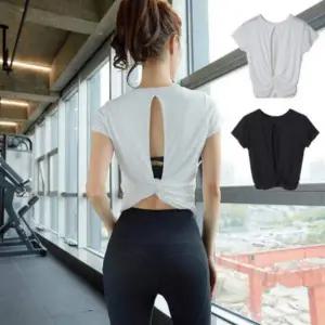 반팔티 요가 운동티 커플티