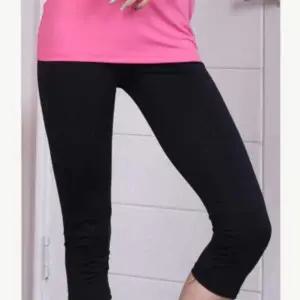 하이웨스트 7부 요가바지 팬츠 스판