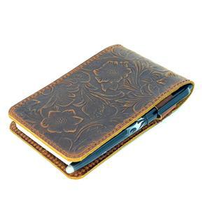 JJNUSA RITE IN THE RAIN 나선형 가죽 5인치) 커버 12.7CM(3 7.6 디스트레스드 메모 X 노트북용 노트북