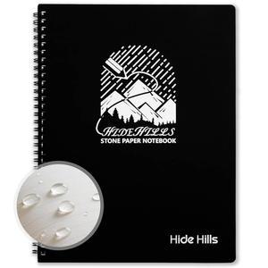 21.6 X 27.9CM(8.5 11인치) 방수 노트, 실험실 IN - 학습 야외 THE WRITE 여행 하이킹, 및 로그 노트 RAIN