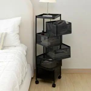 [아도라하우스]철제 5단 이동식 서랍 트롤리_24495365