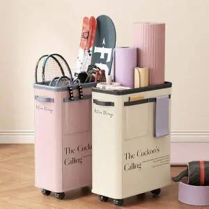 폼롤러 보관함 요가매트 정리함 카트 수납