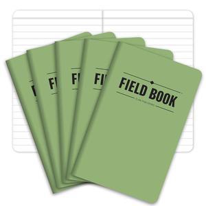 ELAN PUBLISHING COMPANY FIELD 노트북 /포켓 그린 - 5개 저널 5.5인치) 14CM(3.5 유선 8.9 메모장