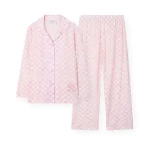 [갤러리아] [오르시떼] 여성 H205 마일드보더핑크 긴소매 파자마 세트