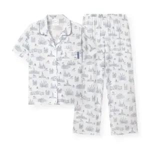 [갤러리아] [오르시떼] 여성 H027 링슈트라세 반소매+9부팬츠 파자마 세트