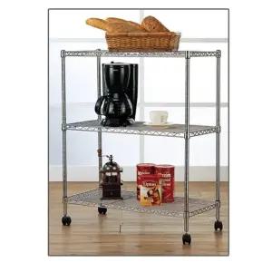 3단 이동식 메탈선반 메탈랙600 철제수납 효율적인 공간 활용 데일리 필수템