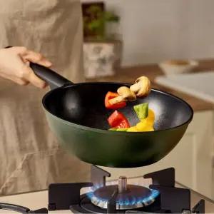 바겐슈타이거 톤앤톤 티타늄 궁중팬 28cm (딥그린)