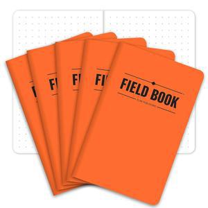 ELAN PUBLISHING COMPANY FIELD 노트북 /포켓 저널 X 오렌지 그래프 도트 14CM(3.5인치 - 5.5인치) 8.9CM