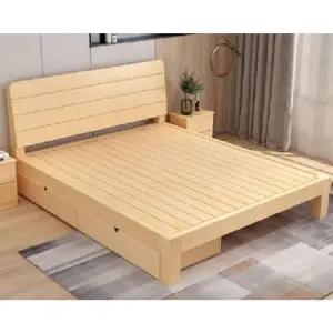 저상형원목침대프레임 킹사이즈 패밀리침대 서랍형수납침대 높은헤드 원