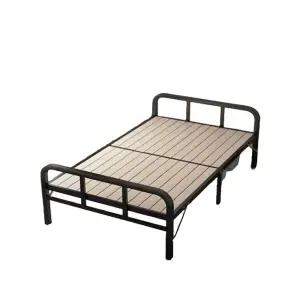 철제 침대받침대 접이식 하드보드 침대프레임 우드