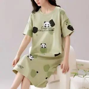 홈웨어 롱원피스 브라캡 여름 브라탑 잠옷 캡내장 캐릭터 원피스 파자마